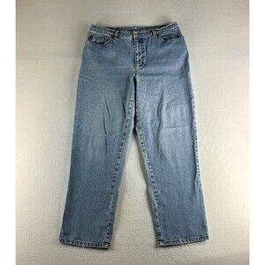 Ralph Lauren Women Jeans Blue Tag Size 10P (31x26) High Rise Straight Denim